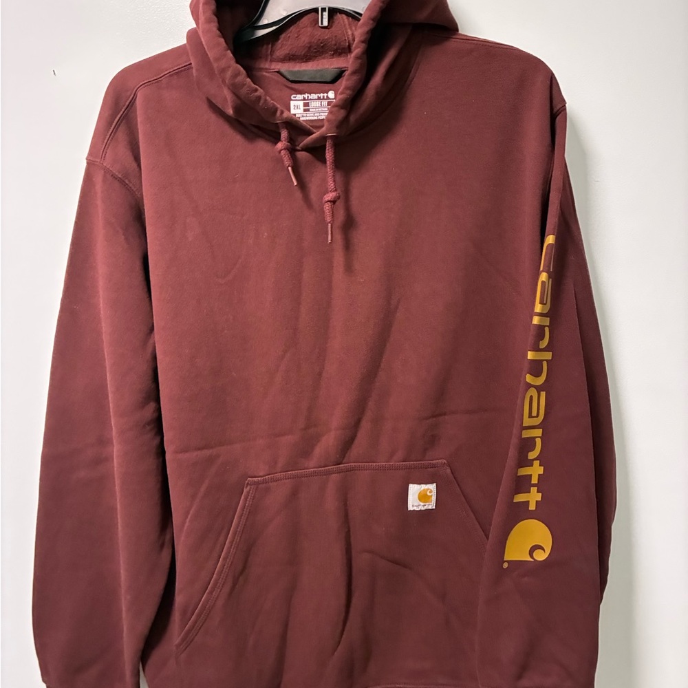 Carhartt Men's Port Hoodie with Gold Logo NWOT